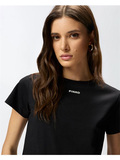 T-shirt con logo PINKO PINKO | 100373A34F/Z99